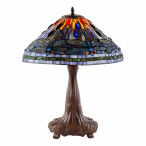 Table lamp in Tiffany style. 20th century. 