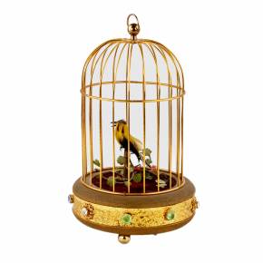Music box - Bird in a cage. 