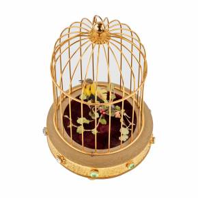 Boîte à musique - Oiseau en cage. 