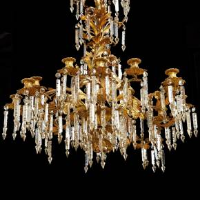 Chandelier in Napoleon III style. End of the 19th century. 