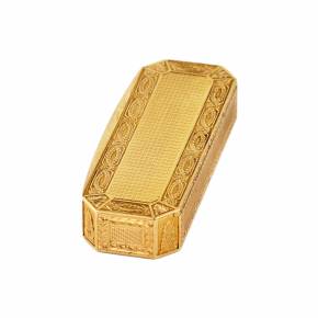 19th century French gold toothpick case. 