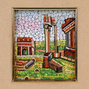 Roman miniature mosaic. Forum. 