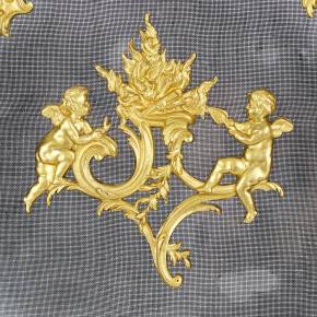 French rococo fireplace screen. 19th century.