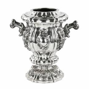 Silver champagne cooler. Austria-Hungary. Vienna, 1844 