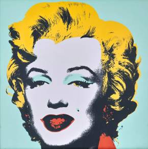 Marilyne. Impression sur papier. Andy Warhol (États-Unis, 1928-1987). 