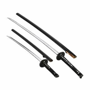 Pair of Japanese swords. 