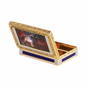 Snuffbox in gold and enamel, Augustin-André Egen, Paris, 1798-1809 