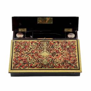 Writing, portable instrument in the Boulle style, 19th century. 