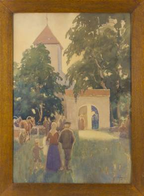 В церковь 