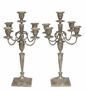 Chandeliers en argent 2 pcs. 