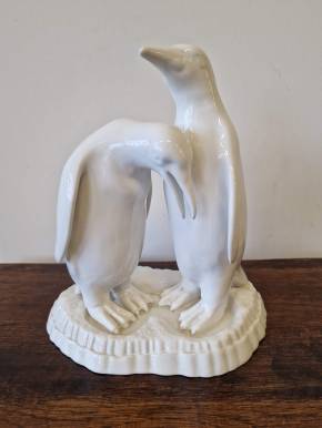 Porcelain penguins