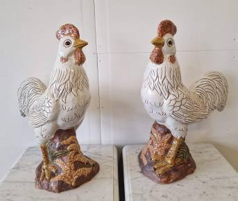 A pair of chickens