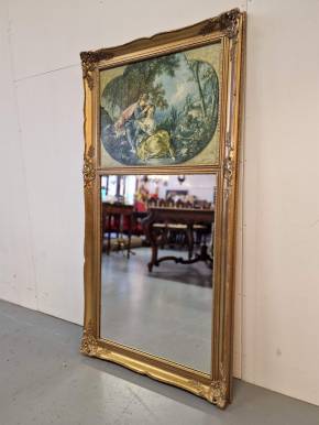 Mirror with painting